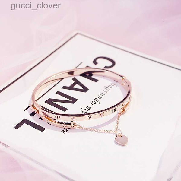 wholesale- rose gold stainless steel bracelets bangles female heart forever love brand charm bracelet for women famous jewelry, Black
wholesale- rose gold stainless steel bracelets bangles female heart forever love brand charm bracelet for women famous jewelry, Black