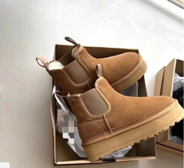 women heighten platform snow boots keep warm boot soft comfortable sheepskin plush casual boots beautiful gift with u tags card dustbag box, Black
women heighten platform snow boots keep warm boot soft comfortable sheepskin plush casual boots beautiful gift with u tags card dustbag box, Black