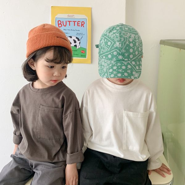 t-shirts boys girls cotton all-match long-sleeved tees spring solid color base t shirts 230327, Blue
t-shirts boys girls cotton all-match long-sleeved tees spring solid color base t shirts 230327, Blue