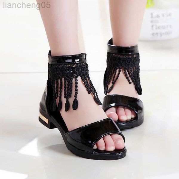 sandals summer fashion roman sandals for girls shoes tassel lace kids sandals new fish mouth princess shoes black white pink size 27-37 w032, Black;red
sandals summer fashion roman sandals for girls shoes tassel lace kids sandals new fish mouth princess shoes black white pink size 27-37 w032, Black;red