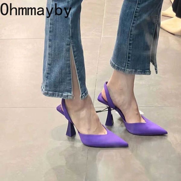 new summer high heel women sandal fashion pointed toe singbacks women's pumps slip on party dress women's shoes zapatos mujer 2303, Black
new summer high heel women sandal fashion pointed toe singbacks women's pumps slip on party dress women's shoes zapatos mujer 2303, Black