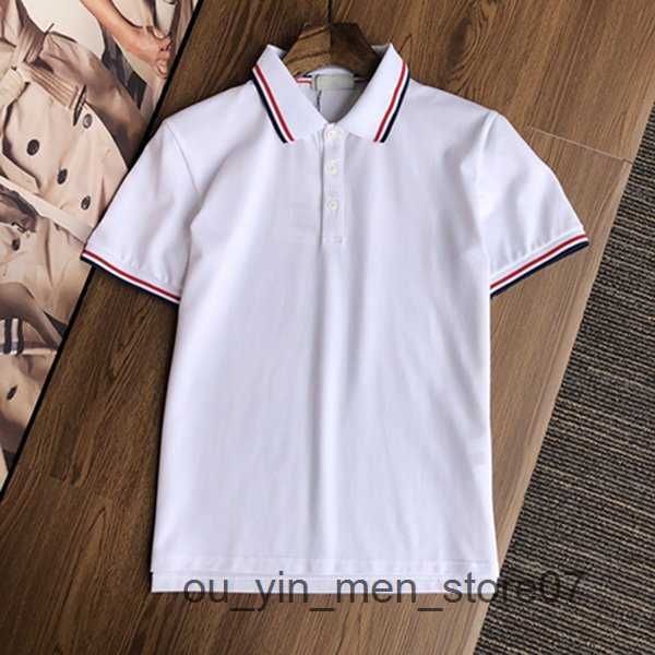 men's polos luxury brand mens designer polo shirt summer fashion breathable short-sleeved lapel casual 12m35, White;black
men's polos luxury brand mens designer polo shirt summer fashion breathable short-sleeved lapel casual 12m35, White;black