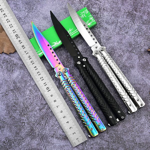 outdoor gadgets stainless steel folding knife training tool butterfly knives trainer balisong
outdoor gadgets stainless steel folding knife training tool butterfly knives trainer balisong