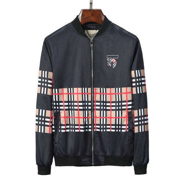 designer men's jacket men's coat men's coat spring and autumn roll t-shirt fashion sports windbreaker casual zipper coat clot, Black;brown 
designer men's jacket men's coat men's coat spring and autumn roll t-shirt fashion sports windbreaker casual zipper coat clot, Black;brown