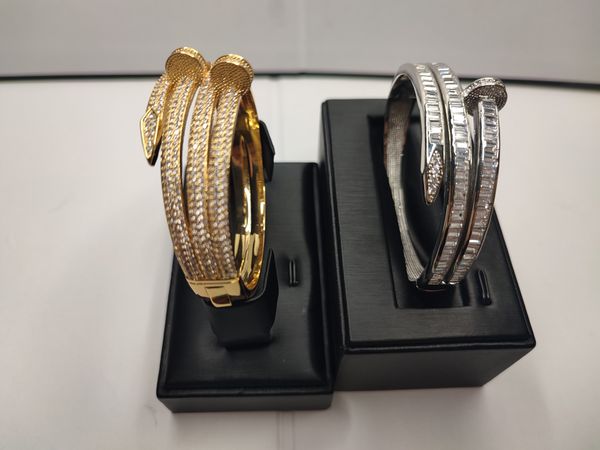 mens high luxury gold silver cuff nail bangle bracelet tennis diamonds designer for women men couple fashion designer wedding party thanksgi, Black
mens high luxury gold silver cuff nail bangle bracelet tennis diamonds designer for women men couple fashion designer wedding party thanksgi, Black