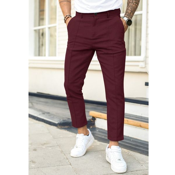 men's pants men's business casual pencil pants loose suit pants men solid pleated wash wear dress trousers double fold line slim f, Black
men's pants men's business casual pencil pants loose suit pants men solid pleated wash wear dress trousers double fold line slim f, Black