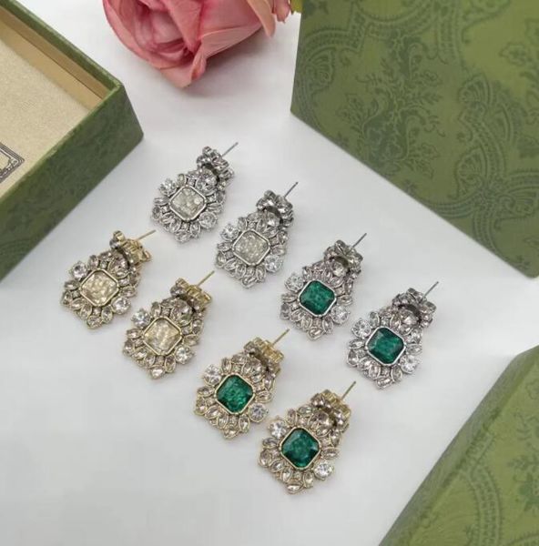 2023 new fashion charm crystal earrings luxury designer earring ladies wedding party couple gift jewelry with box, Golden
2023 new fashion charm crystal earrings luxury designer earring ladies wedding party couple gift jewelry with box, Golden