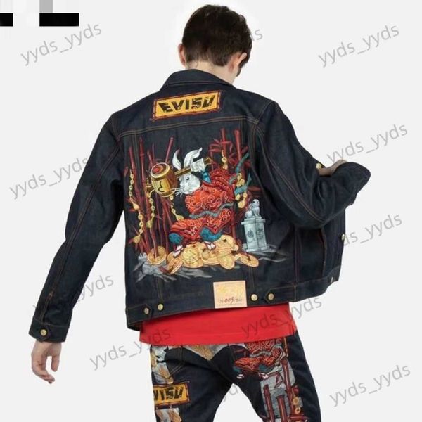 men's jackets spring/summer 2023 new men's denim jacket t230327, Black;brown