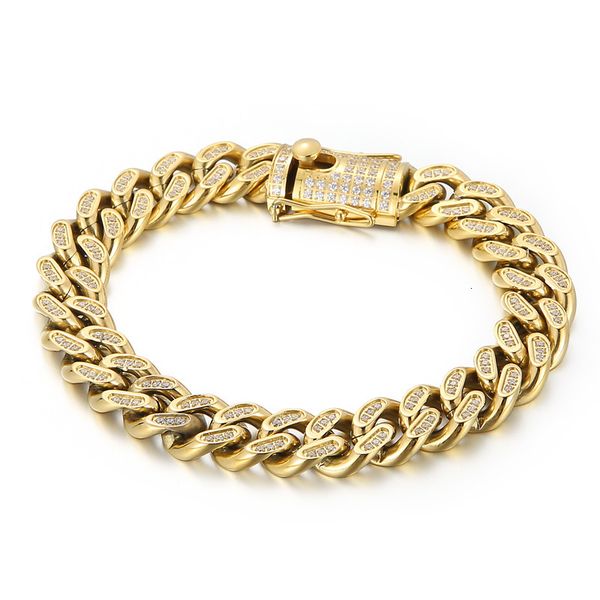 charm bracelets kalen 12mm 316l encrusted cuban chain men hip hop rock vintage stainless steel charm bracelet 230325, Golden;silver
charm bracelets kalen 12mm 316l encrusted cuban chain men hip hop rock vintage stainless steel charm bracelet 230325, Golden;silver