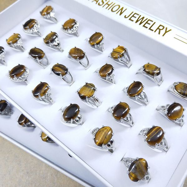 mix styles oval brown quartz stone rings women tiger's eye bead finger ring party wedding street stalls, Golden;silver
mix styles oval brown quartz stone rings women tiger's eye bead finger ring party wedding street stalls, Golden;silver
