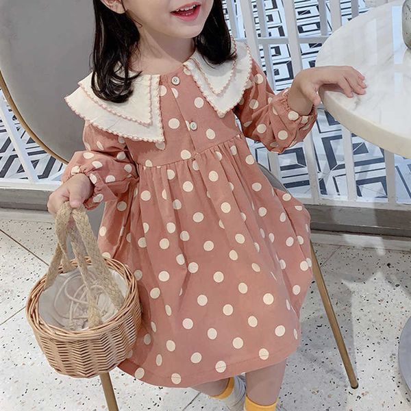 girl's dresses autumn girls dress fashionable doll collar 2021 new clothing children long sleeve polka dot princess dress for girls p23, Red;yellow
girl's dresses autumn girls dress fashionable doll collar 2021 new clothing children long sleeve polka dot princess dress for girls p23, Red;yellow