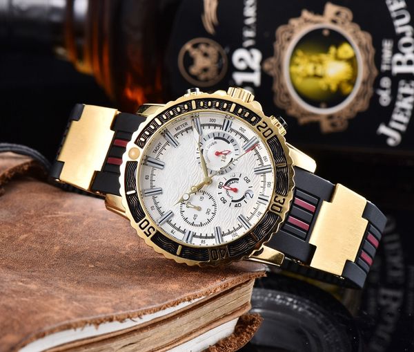 wristwatches for men 2023 new mens watches all dial work quartz watch luxury brand chronograph clock rubber belt men fashion ulys men's, Slivery;golden
wristwatches for men 2023 new mens watches all dial work quartz watch luxury brand chronograph clock rubber belt men fashion ulys men's, Slivery;golden