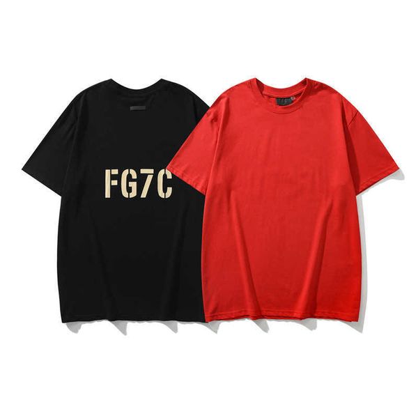 fog t shirt mens essentialls designer tees ess women tshirts fg 7th main line letter short sleeve flocking print round neck high loose fit, White;black
fog t shirt mens essentialls designer tees ess women tshirts fg 7th main line letter short sleeve flocking print round neck high loose fit, White;black