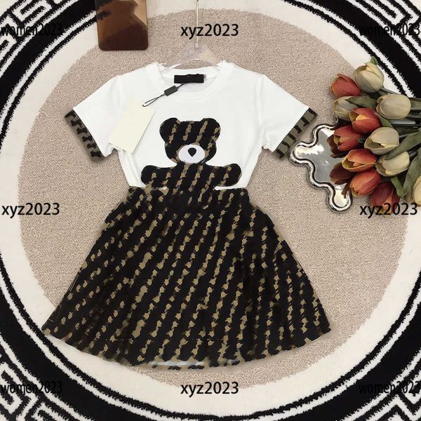 2023 kids designer clothes child sets baby clothes summer 2pcs t-shirts and girl pleated skirt tracksuit athletic fashion style size 100-150, White
2023 kids designer clothes child sets baby clothes summer 2pcs t-shirts and girl pleated skirt tracksuit athletic fashion style size 100-150, White
