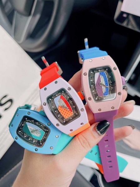 luxury milles richard's new contrast color fashion large dial shuiying women's watch miller candy barrel women's watch ayw, Slivery;golden
luxury milles richard's new contrast color fashion large dial shuiying women's watch miller candy barrel women's watch ayw, Slivery;golden