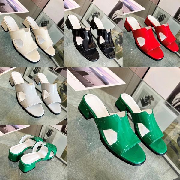 2023 designer luxury pure color low-heeled slippers classic womens 100% leather red/green/black/white vintage slides sandals ladies non-slip
2023 designer luxury pure color low-heeled slippers classic womens 100% leather red/green/black/white vintage slides sandals ladies non-slip