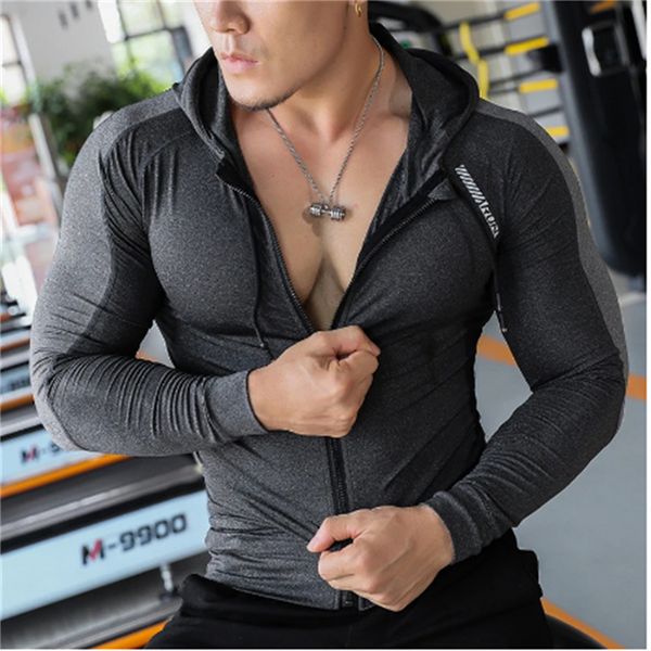 men's hoodies gyms jacket men hooded sports coat running jackets sportswear zip bodybuilding tracking workout hoodie s-3xl, Black;brown
men's hoodies gyms jacket men hooded sports coat running jackets sportswear zip bodybuilding tracking workout hoodie s-3xl, Black;brown