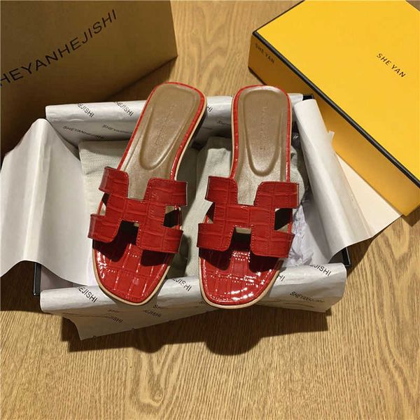 women oran slipper designer flat sandals leather beach shoes leather fashion summer outwear bottom mesh red matching large small new 2 h4g7
women oran slipper designer flat sandals leather beach shoes leather fashion summer outwear bottom mesh red matching large small new 2 h4g7