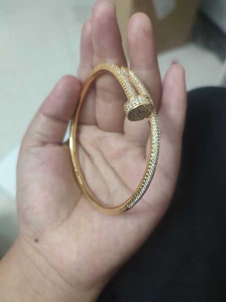 solid gold silver nail bangle bracelet set diamonds luxury elegant designer for lover girlfriend women men fashion bracelets party thanksgiv, Black
solid gold silver nail bangle bracelet set diamonds luxury elegant designer for lover girlfriend women men fashion bracelets party thanksgiv, Black