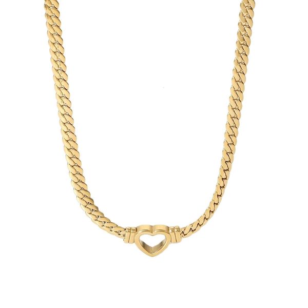 strands strings trend stainless steel cuban chain hollow heart necklace wedding 14k gold plated love heart pendant necklace for girls 230325, Black
strands strings trend stainless steel cuban chain hollow heart necklace wedding 14k gold plated love heart pendant necklace for girls 230325, Black
