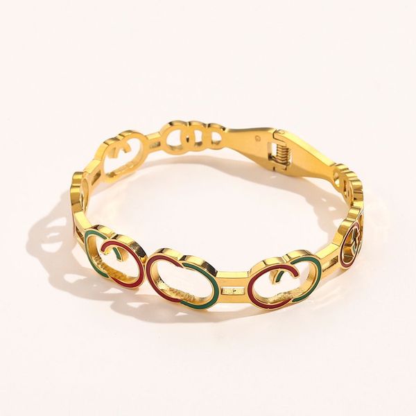 Top Designers Bracelets Women Bangle Luxury Designer Green Red Letter Jewelry Wispy Bracelet Plated Stainless steel Love Gift Bangles Mens-02
Top Designers Bracelets Women Bangle Luxury Designer Green Red Letter Jewelry Wispy Bracelet Plated Stainless steel Love Gift Bangles Mens-02