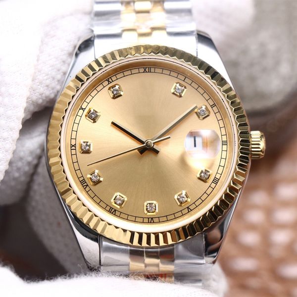 Dhgate watches high quality Round dial 41mm 36mm Mens and Women's Diamond Ring Watch Popular New Series Top Fashion Casual Auto Mechanical Watch Montre De Luxe, Wtach sapphire
Dhgate watches high quality Round dial 41mm 36mm Mens and Women's Diamond Ring Watch Popular New Series Top Fashion Casual Auto Mechanical Watch Montre De Luxe, Wtach sapphire
