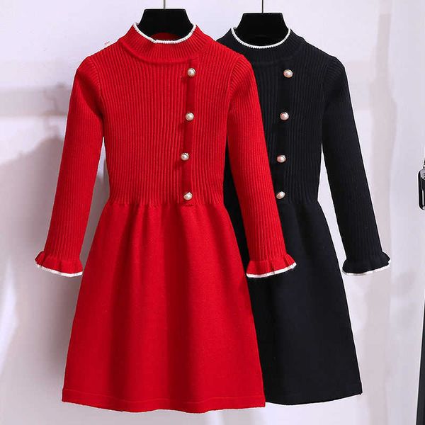 girl's dresses 2022 autumn winter teenagers girls kids knit sweater dresses princess pearl clothes new year christmas 4 5 6 7 8 9 10 11, Red;yellow
girl's dresses 2022 autumn winter teenagers girls kids knit sweater dresses princess pearl clothes new year christmas 4 5 6 7 8 9 10 11, Red;yellow