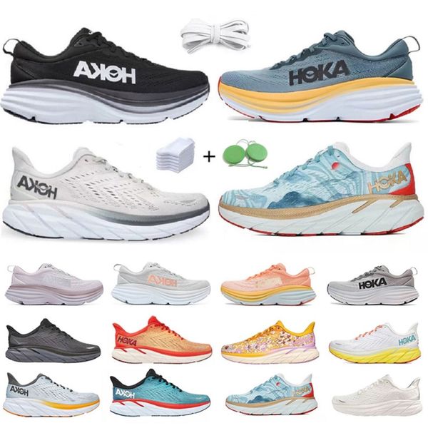 2023 outdoor running shoes for men womens hoka bondi 8 clifton triple white black harbor mist summer song blue lunar rock runner mens sports
2023 outdoor running shoes for men womens hoka bondi 8 clifton triple white black harbor mist summer song blue lunar rock runner mens sports