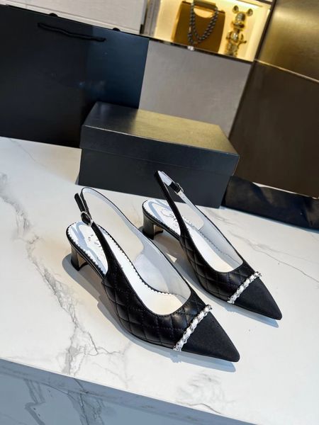 2023 latest spring luxury designer sandals small fragrance classic chain accessories pointed sandals women's single shoes fashion women, Black
2023 latest spring luxury designer sandals small fragrance classic chain accessories pointed sandals women's single shoes fashion women, Black