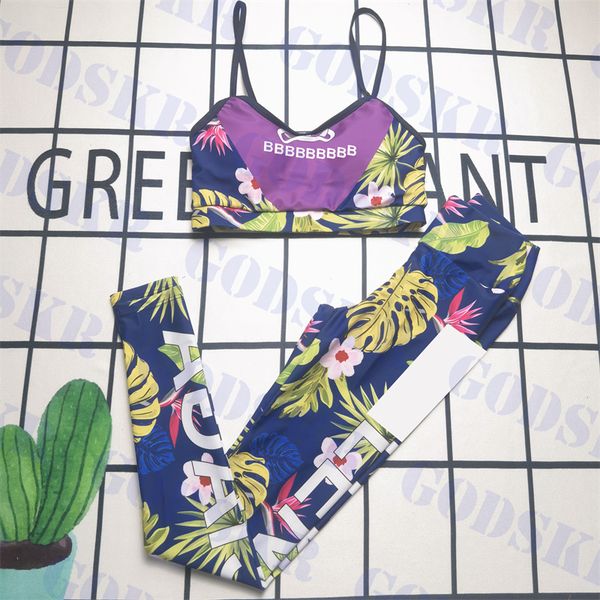 holiday style swimwear two piece pants womens strappy bra high waist sweatpants fashion print yoga clothes, White;black
holiday style swimwear two piece pants womens strappy bra high waist sweatpants fashion print yoga clothes, White;black