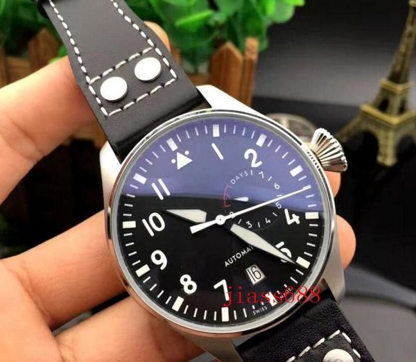 u1 grade aaa luxury designer watch new men automatic mechanical big classic pilot watches 46mm le prince black genuine leather wristwatches, Slivery;brown
u1 grade aaa luxury designer watch new men automatic mechanical big classic pilot watches 46mm le prince black genuine leather wristwatches, Slivery;brown