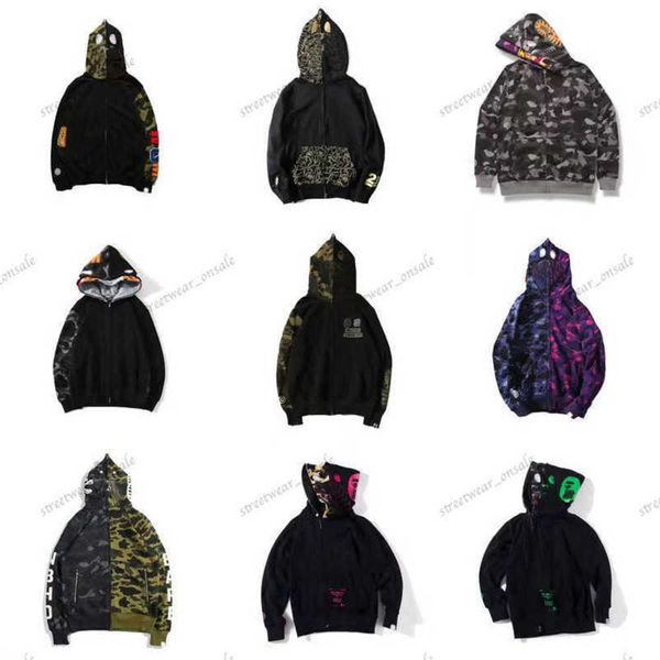 shark hoodie designer ape mens full zip up hoodie camo jacket shark fashion print cotton sweater for mens women zipper streetwear couple lov, Black
shark hoodie designer ape mens full zip up hoodie camo jacket shark fashion print cotton sweater for mens women zipper streetwear couple lov, Black