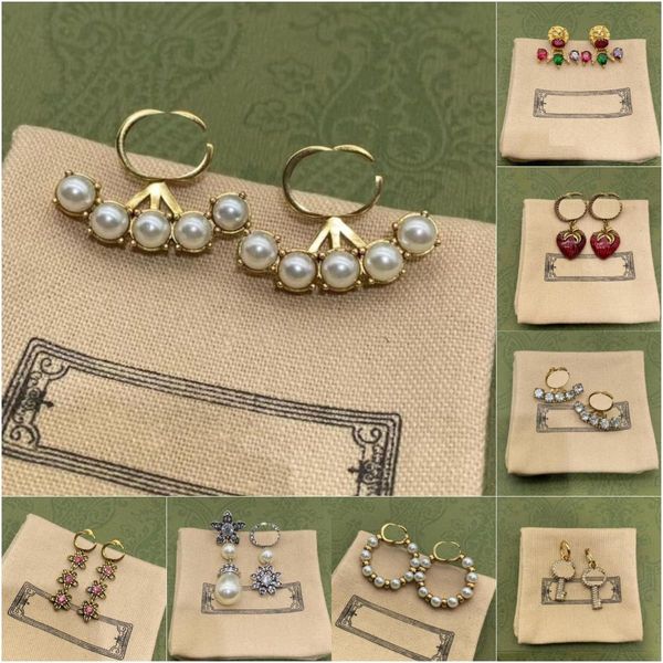 fashion stud designer classic women's cuban multi-style stud earrings vintage pendant crystal jewelry earrings gift with box, Golden;silver
fashion stud designer classic women's cuban multi-style stud earrings vintage pendant crystal jewelry earrings gift with box, Golden;silver
