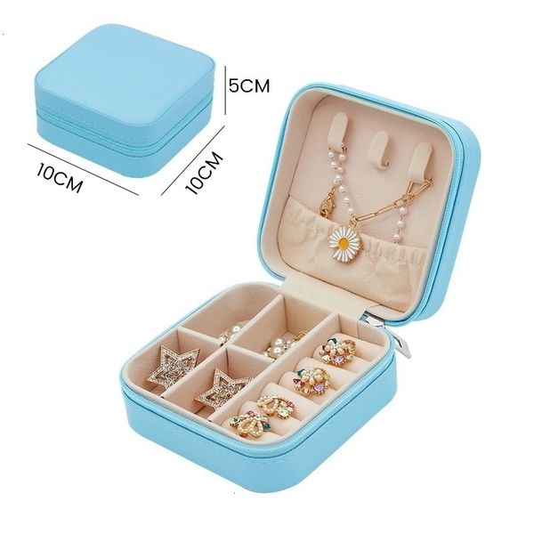 watch boxes cases portable charm jewelry box jewelry organizer display travel jewelry case boxes button leather storage zipper jewelers 2303, Black;blue
watch boxes cases portable charm jewelry box jewelry organizer display travel jewelry case boxes button leather storage zipper jewelers 2303, Black;blue