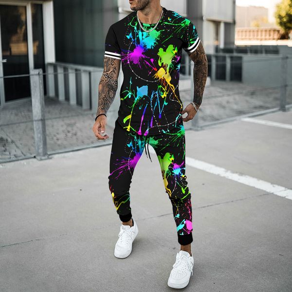 men's tracksuits summer 2 piece sets oversized t shirts joogers outfits fashion men trousers tracksuit 3d printed trend male clothing 2, Gray
men's tracksuits summer 2 piece sets oversized t shirts joogers outfits fashion men trousers tracksuit 3d printed trend male clothing 2, Gray