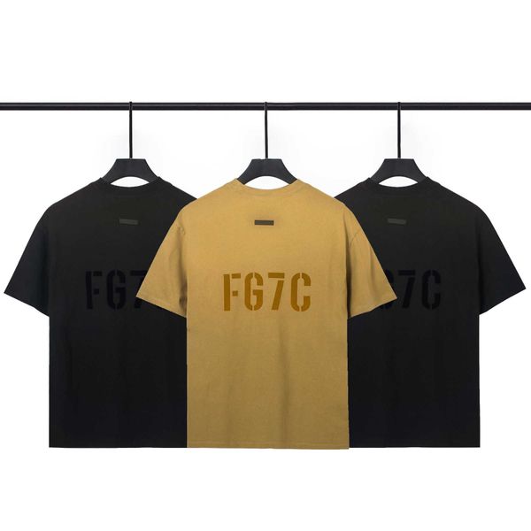 fog t shirt mens essentialls designer tees ess women tshirts fg flocking letter printed fashion high couple loose short sleeve t-shirt, White;black
fog t shirt mens essentialls designer tees ess women tshirts fg flocking letter printed fashion high couple loose short sleeve t-shirt, White;black