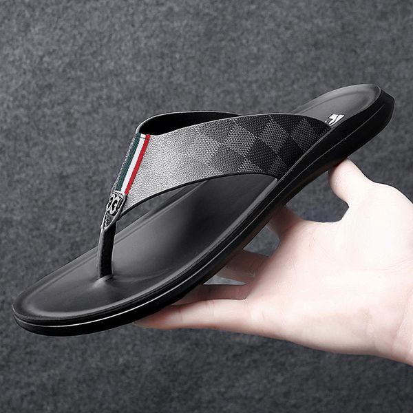 men slippers slides beach shoe designer shoes sandals men's flip flops summer rubber bottom letter flat heel lazy, Black
men slippers slides beach shoe designer shoes sandals men's flip flops summer rubber bottom letter flat heel lazy, Black