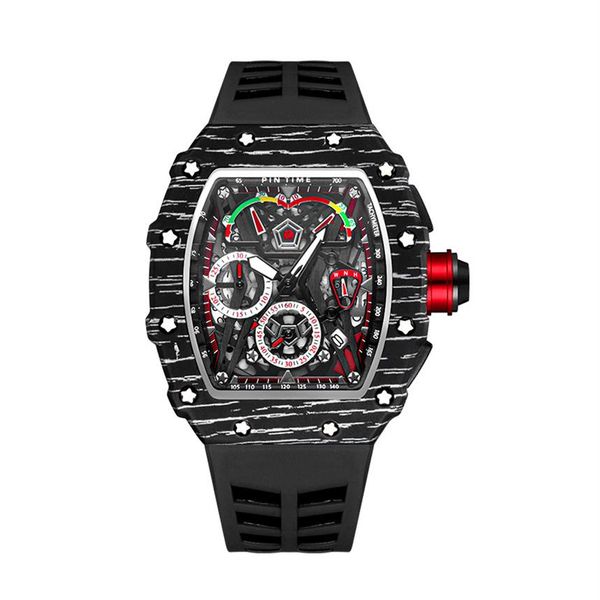 tonneau wristwatches multifunctional luminous calendar comfortable waterproof silicone strap cut-out design dial stainless steel p258w, Slivery;brown
tonneau wristwatches multifunctional luminous calendar comfortable waterproof silicone strap cut-out design dial stainless steel p258w, Slivery;brown