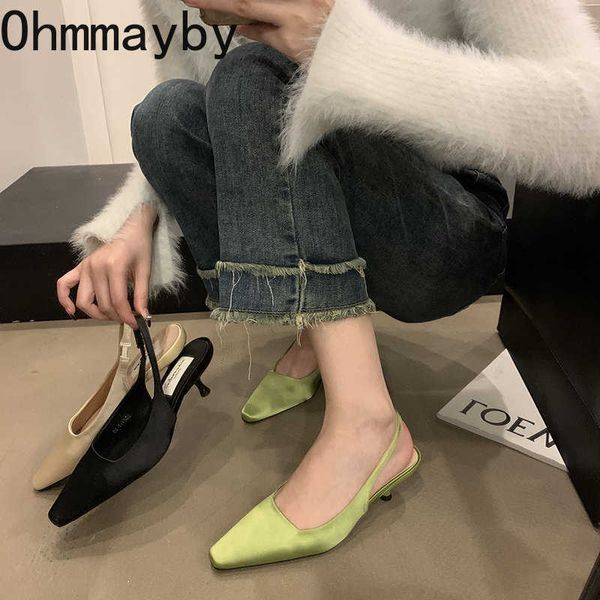 new summer high heel women sandal fashion pointed toe women's pumps elastic band dress shoes zapatos mujer 230327, Black
new summer high heel women sandal fashion pointed toe women's pumps elastic band dress shoes zapatos mujer 230327, Black
