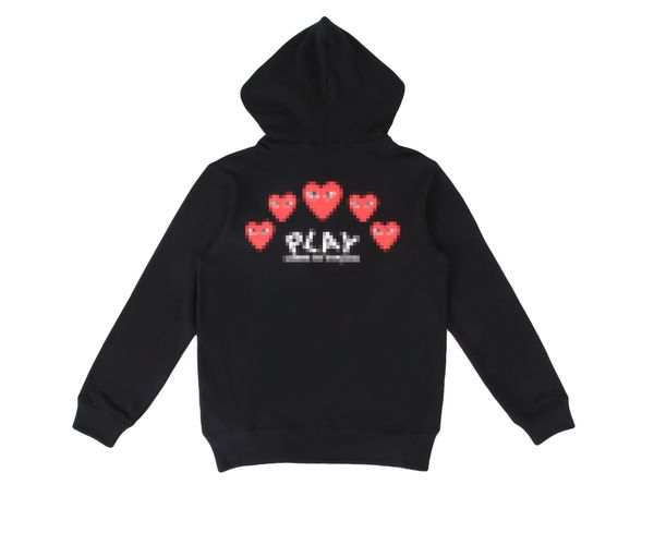 play hoodie designer men's hoodies fashion hearts badge long sleeve hoodie trend cotton sweatshirts women's clothing couple hoodi, Black
play hoodie designer men's hoodies fashion hearts badge long sleeve hoodie trend cotton sweatshirts women's clothing couple hoodi, Black