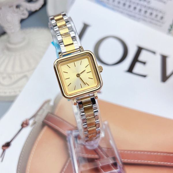luxury ladies watches square 28mm dial gold designer women watch all stainless steel band quartz lady wirstwatches for womens mother's, Slivery;brown
luxury ladies watches square 28mm dial gold designer women watch all stainless steel band quartz lady wirstwatches for womens mother's, Slivery;brown