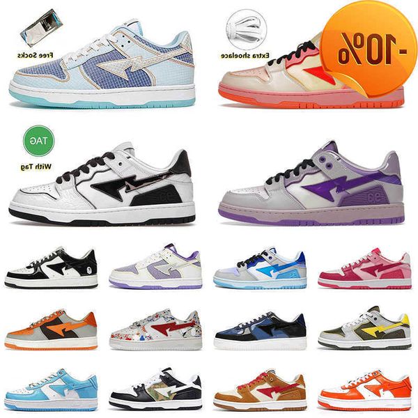 023 2022 bapestas baped platform sneakers shoes orange white silver wheat red brown ivory camo black sk8 sta bapesta casual
023 2022 bapestas baped platform sneakers shoes orange white silver wheat red brown ivory camo black sk8 sta bapesta casual