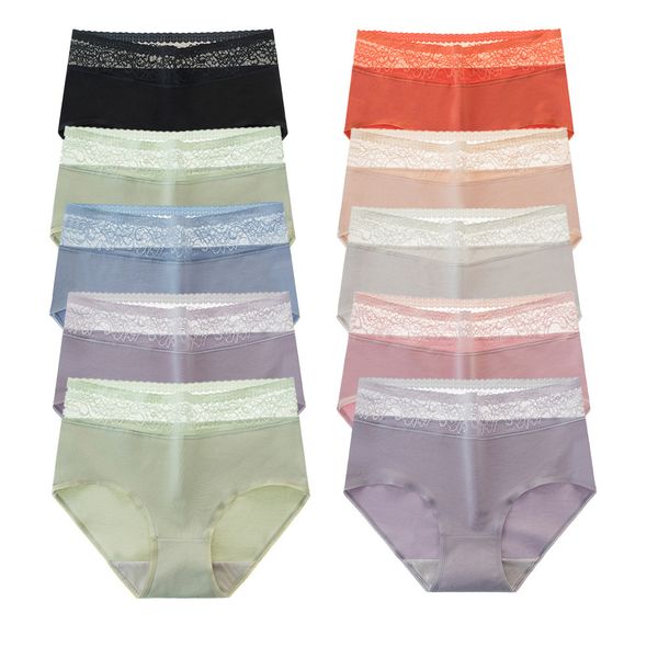 women's panties 10pcs/set lace women's panties high waist cotton breathable underwear comfortable lingerie plus size brief cozy un, Black;pink
women's panties 10pcs/set lace women's panties high waist cotton breathable underwear comfortable lingerie plus size brief cozy un, Black;pink