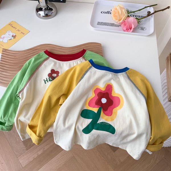 t-shirts spring baby boys printed t shirts children's bottoming shirt kids cotton clothes toddler girl patchwork long sleeve t-shirt 2, Blue
t-shirts spring baby boys printed t shirts children's bottoming shirt kids cotton clothes toddler girl patchwork long sleeve t-shirt 2, Blue