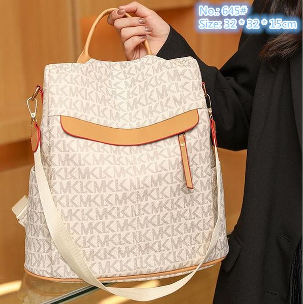 ladies shoulder bag 2 elegant atmospheric letter printed handbag lightweight wear-resistant leather leisure backpacks Western style contrast women backpack, Brown-645#
ladies shoulder bag 2 elegant atmospheric letter printed handbag lightweight wear-resistant leather leisure backpacks Western style contrast women backpack, Brown-645#