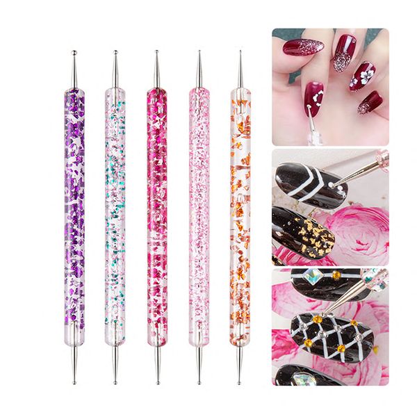 nail art dotting pen uv gel painting acrylic handle rhinestones crystalbrush salon decoration manicure tools kit
nail art dotting pen uv gel painting acrylic handle rhinestones crystalbrush salon decoration manicure tools kit