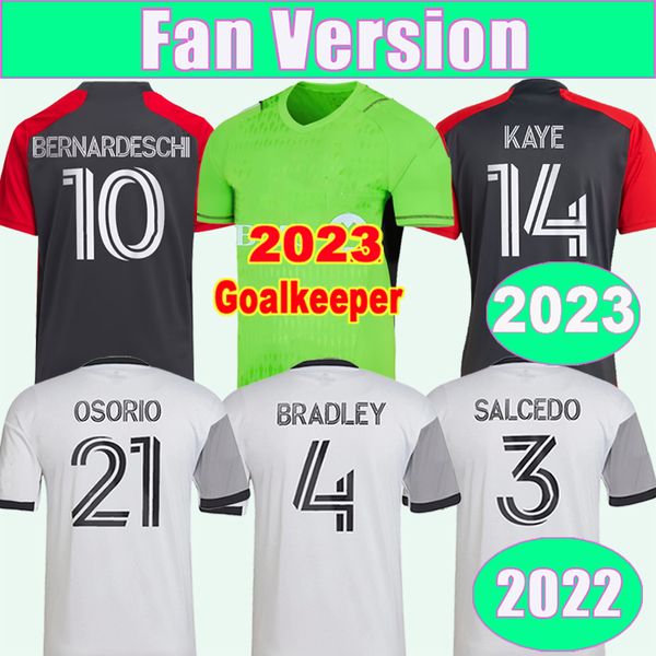 2022 23 toronto fc mens soccer jerseys home away white salcedo pozuelo osorio bradley goalkeeper green football shirt short sleeve uniforms, Black;yellow
2022 23 toronto fc mens soccer jerseys home away white salcedo pozuelo osorio bradley goalkeeper green football shirt short sleeve uniforms, Black;yellow