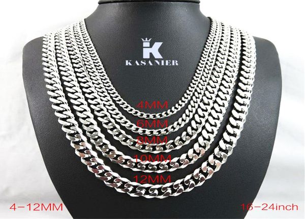 curb cuban mens necklace chain silverplated necklaces for men fashion jewelry 4681012mm feast and party costume necklace5367431, Silver
curb cuban mens necklace chain silverplated necklaces for men fashion jewelry 4681012mm feast and party costume necklace5367431, Silver