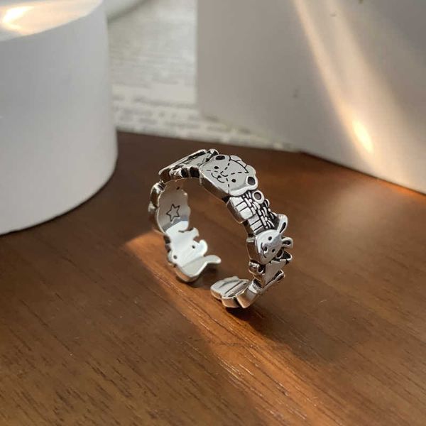 band rings fashion simple bear rabbit open rings for women wedding holiday gift hip hop vintage silver color animal jewelry accessories g230
band rings fashion simple bear rabbit open rings for women wedding holiday gift hip hop vintage silver color animal jewelry accessories g230