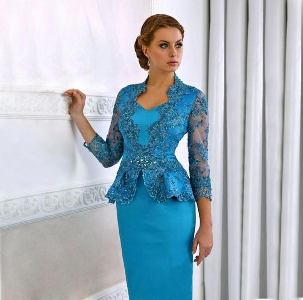 modest sheath lace mother of the bride dresses with long sleeves v neck peplum evening gowns tea length satin wedding guest dress7097980, Black;red
modest sheath lace mother of the bride dresses with long sleeves v neck peplum evening gowns tea length satin wedding guest dress7097980, Black;red